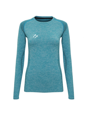 Tempest Women's seamless '3D fit' multi-sport performance long sleeve top Turquoise